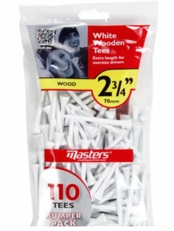 Bumpa Bag Wood Tees 2 3/4 White Bag 110