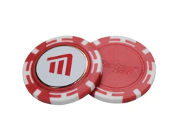 Masters Poker Chip &amp; Magnetic Ball Marker - Black