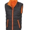 Murray Golf Contrast Quilted Junior Gilet - Black / Orange -Golf Accessories Sales Store 2738834466