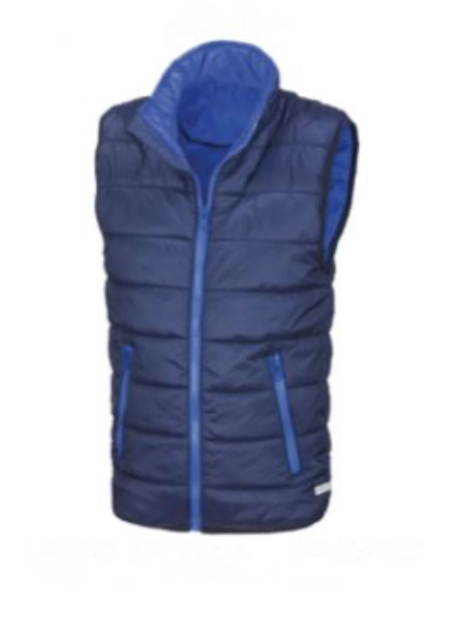 Murray Golf Contrast Junior Quilted Gilet - Navy / Royal 3 Murray Golf Contrast Junior Quilted Gilet - Navy / Royal