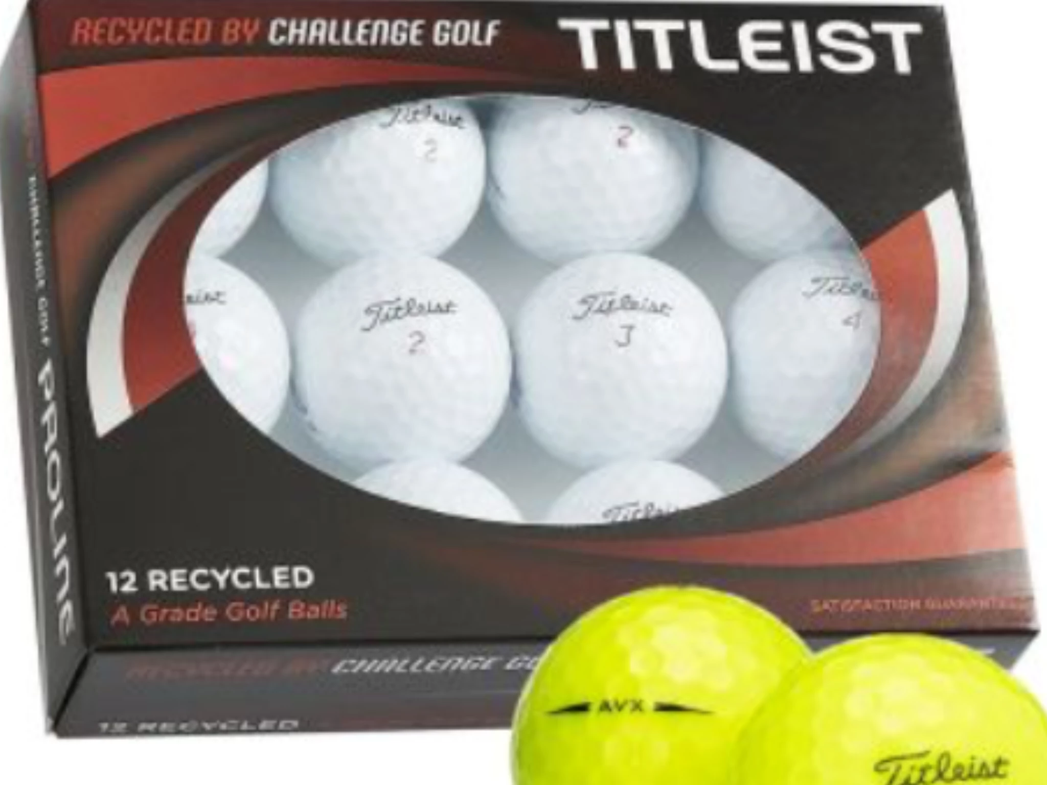 Challenge Golf Titleist Avx Rewashed Recycled Golf Balls - 12 Pack 3 Challenge Golf Titleist Avx Rewashed Recycled Golf Balls - 12 Pack