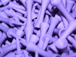 Longridge Plastic Castle Tees Purple 39Mm - 1000 Pack