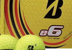 Bridgestone E6 Golf Balls Yellow 1 Dozen - Brand New -Golf Accessories Sales Store IMG 3355 1