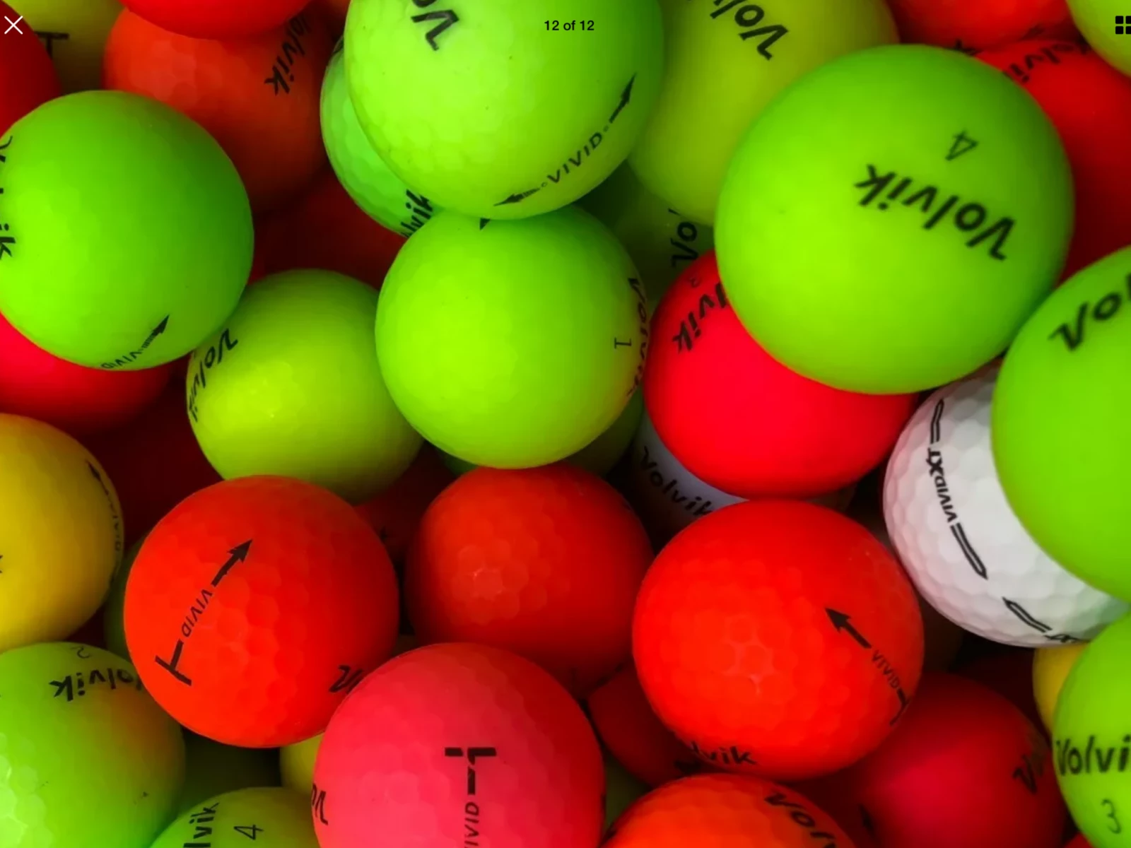 Volvik Vivid Golf Ball (Pearls) 5 Volvik Vivid Golf Ball (Pearls) - Image 3