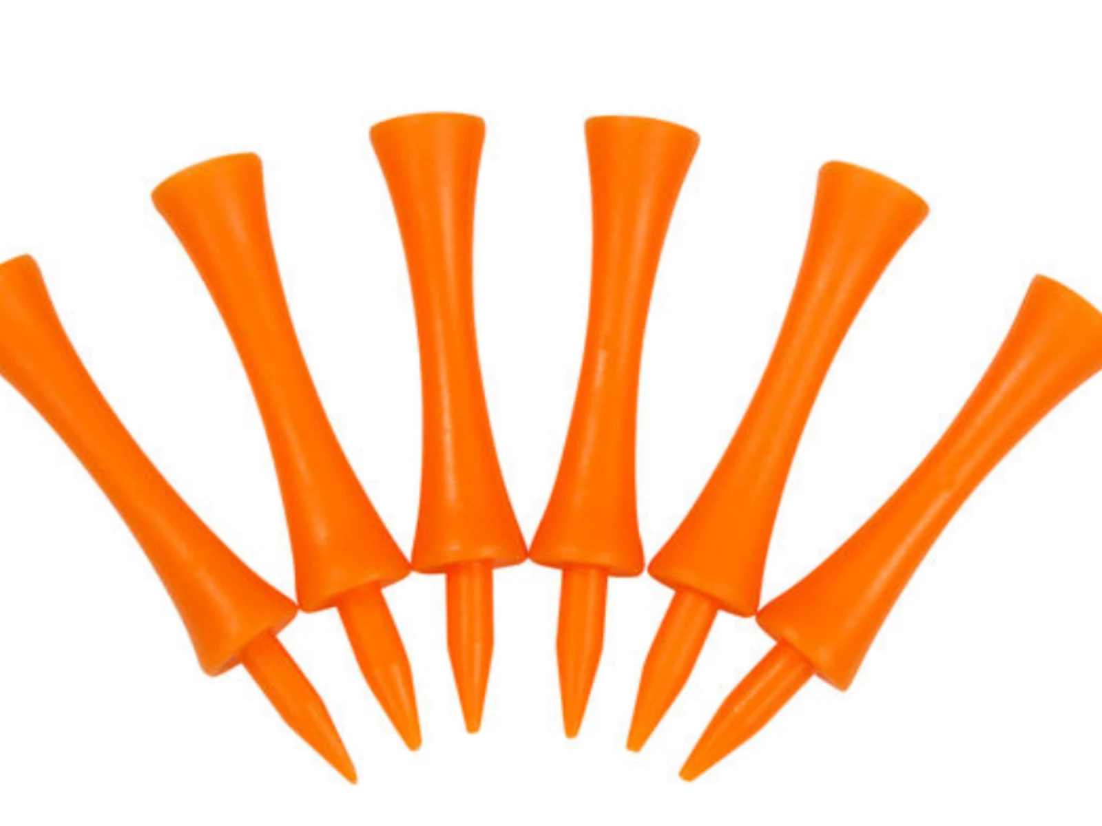 Longridge Plastic Castle Tees Orange 50Mm - 1000 Pack 3 Longridge Plastic Castle Tees Orange 50Mm - 1000 Pack